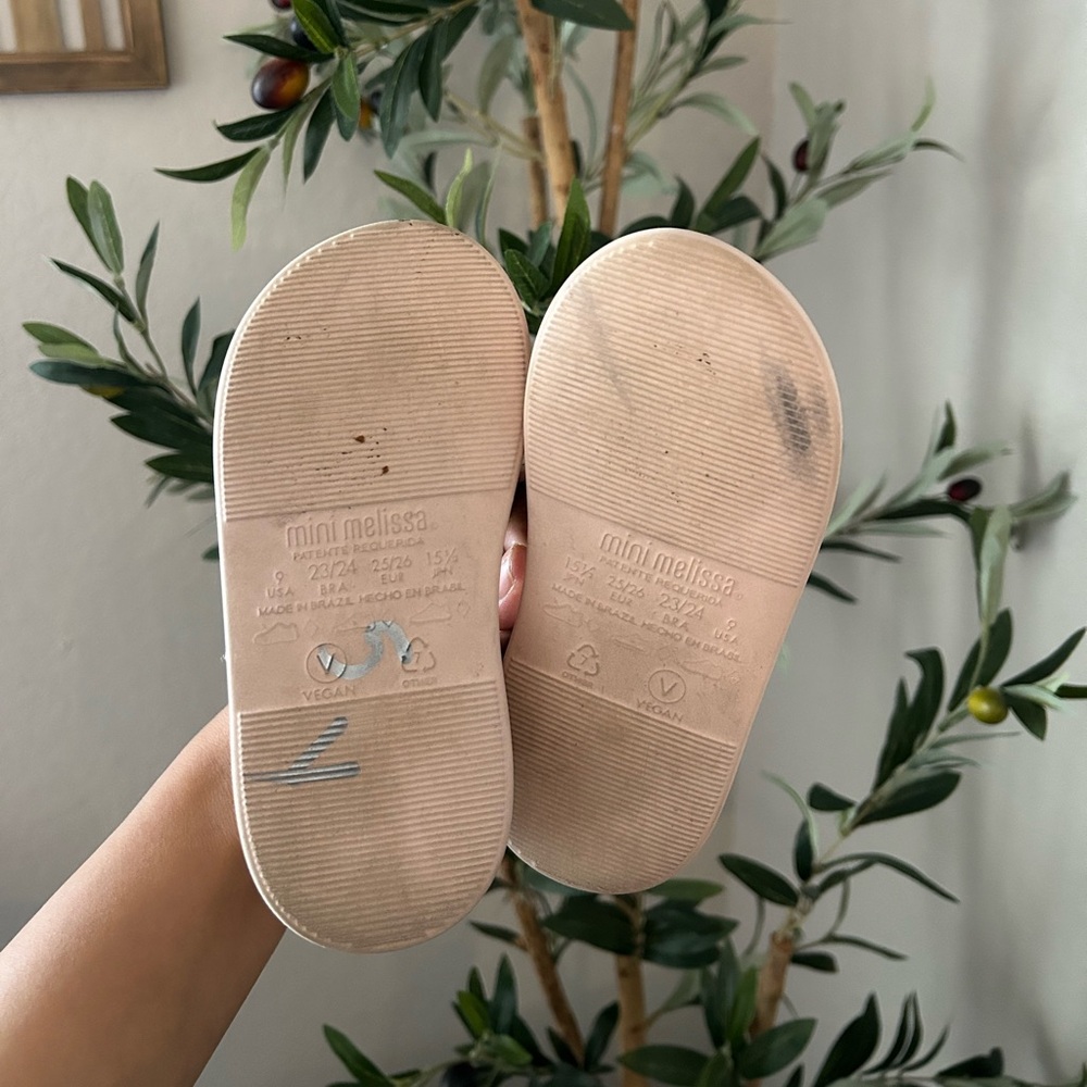 Mini Melissa Pink Bunny Kids Sandals - Picture 4 of 4